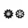 GALET DERAILLEUR SHIMANO CUES POUR RD U4020, U3020  (JEU DE 2)