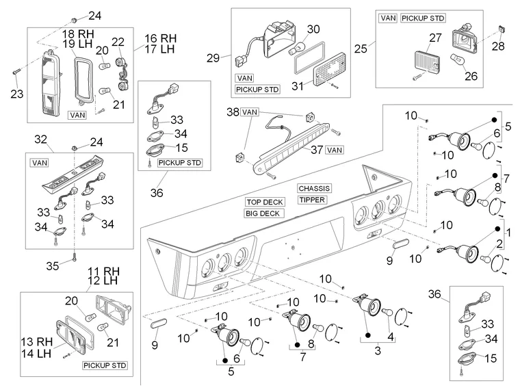 Eclairages arrière - Clignotants 