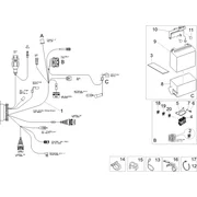 Circuit electrique arrière