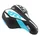 SADDLE- DDK FOR CHILDREN XRS BLACK / BLUE-WHITE PATTERN  203x145mm -STEEL RAIL - BLACK