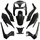 FAIRINGS/BODY PARTS FOR MAXISCOOTER  YAMAHA 125-250 XMAX 2006>2009 / MBK 125-250 SKYCRUISER 2006>2009 TO BE PAINTED (10 PARTS KIT)  -SELECTION P2R-