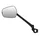 RETROVISEUR VELO GAUCHE  ZEFAL ESPION E80 RABATTABLE FIXATION SUR CINTRE COLLIER (MIROIR 80 cm2) 240x210x80 mm