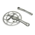 CHAINSET FOR ROAD BIKE- STRONGLIGHT  9/10 Speed IMPACT -SILVER- 175mm 52-34 (TAPERED SQUARE 107MM)