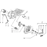 Demarreur electrique-levier de demarrage