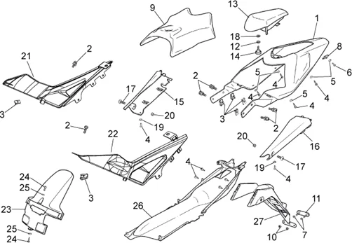 Carrosserie posterieure