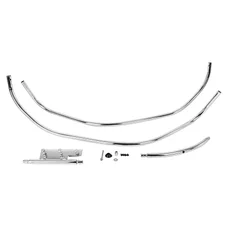 BARRES DE PROTECTION TABLIER AVANT CHROME ORIGINE PIAGGIO 125-300 VESPA GTS 2022>  -1B010255-