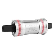 BOTTOM BRACKET - SQUARE TAPERED - STRONGLIGHT JP400 -FULL ALUMINIUM- 115mm (Width 68) BSC THREAD 1,37x24 1,37x24