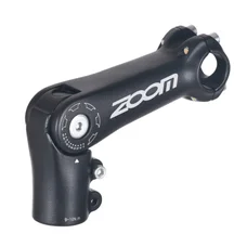 STEM FOR MTB/URBAN/TREKKING - ZOOM - ADJUSTABLE RISER STEM - ALUMINIUM MATT BLACK Ø 31,8  L 90mm AHEAD-SET 1"1/8
