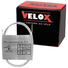 CABLE-FOT THROTTLE-FOR MOPED - VELOX G.4 FOR MBK/CIAO - END 3x4mm  Ø 12/10  Lg 2,50M  (12 WIRES)  (IN BOX PER 25)