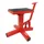 LEVE/PONT MOTO CROSS P2R STAND A PEDALE ACIER ROUGE (HAUTEUR min 320mm/max 400mm)