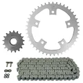 KIT CHAINE ADAPTABLE TRIUMPH 800 T100 BONNEVILLE 2001>2006  525  17x43  (DIAM COURONNE 120/140/10.5)  (DEMULTIPLICATION ORIGINE)  -AFAM-