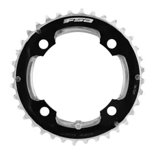 CHAINRING FOR MTB-4 arms- FOR DOUBLE 36 Teeth Ø104 External ALU BLACK- FSA 10/11 Speed (WB272B)