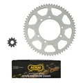 KIT CHAINE ADAPTABLE YAMAHA 50 DT R 2007>2012  420  11x62  (DIAM COURONNE 105/125/8.5)  (DEMULTIPLICATION ORIGINE)  -AFAM-