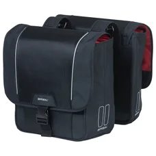 DOUBLE BAG FOR BICYCLE -REAR- BASIL SPORT DESIGN 32L BLACK 100% WATERPROOF (35x15x43 cm)