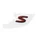 AUTOCOLLANT/STICKER/DECOR "S" NOIR ORIGINE PIAGGIO LIBERTY 50-125 2015> ( MODELE SPORT) -2H004054-