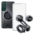 SUPPORT TELEPHONE/SMARTPHONE MOTO SP CONNECT PACK/KIT POUR SAMSUNG S22 INCLUANT SUPPORT GUIDON ALU, COQUE SUR MESURE, PROTECTION D'ECRAN ETANCHE