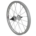WHEEL FOR MTB- 16" REAR 16X1,75 -ALUMINIUM- STEEL HUB -SOLID SPINDLE- SINGLE SPEED (SOLD WITHOUT NUT 9x100)