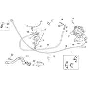 Pince frein arrière