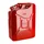 JERRYCAN/BIDON ESSENCE/CARBURANT PRESSOL METAL ROUGE 20L  (HOMOLOGUE TUV/EN)