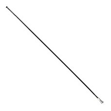 RAYON INOX NOIR PLAT (2,2 x 0,09mm) TETE DROITE 2mm L 258mm SAPIM CX-RAY AVEC ECROUS (VENDU A L'UNITE)