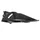 REAR SIDE COVER FOR MAXISCOOTER YAMAHA 530 TMAX 2012>2014 GLOSS BLACK RIGHT  -P2R-