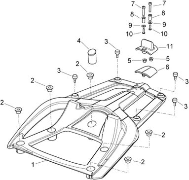 Support pour valise