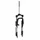 FORK- FOR MTB 26 " ZOOM SUSPENSION STEEL-COIL/ELASTOMER- FOR V-BRAKE / DISC- BLACK TRAVEL. 60mm THREADED STEERER (230/100mm) INTERNAL Ø 1"1/8-28,6.