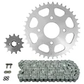 KIT CHAINE ADAPTABLE HONDA 125 CA REBEL 1995>2000  520  13x39  (DIAM COURONNE 58/90/10.5)  (DEMULTIPLICATION ORIGINE)  -AFAM-