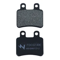 BRAKE PADS NEWFREN FOR DERBI 125 BOULEVARD S 2007> Front  PEUGEOT 125 SATELIS 2004> Rear ITALJET 50 JET SET 2002> Front  YAMAHA 50 DT R 2002>2013 Rear  (FD0323BE)  (SCOOTER ELITE ORGANIC)