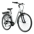 VELO ELECTRIQUE/VAE CITY 28 LEADER FOX PARK MIXTE BLANC BRILLANT 7V MOTEUR ROUE AR BAFANG 36V 45Nm BATTERIE 15Ah (18'' - H46cm - TAILLE M - POUR ADULTE DE 168cm à 178cm)
