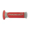 REVETEMENT POIGNEE PROGRIP SCOOTER ON ROAD 732 DOUBLE DENSITE GRIS/ROUGE CLOSED END 125mm (PAIRE)