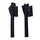 FORK COVER FOR MOPED PEUGEOT 103 VOGUE/MVL BLACK (PAIR)- SELECTION P2R