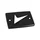 FRONT BRAKE FLUID RESERVOIR CAP - FOR YAMAHA 700 MT-07 ALU CNC ANODIZED BLACK/WHITE PATTERN  -AVOC-