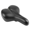 SADDLE- NEWTON FOR URBAN BIKE - "FOR LADY" BLACK - FLUIDYNAMIC DUAL DENSITY - CONFORT 20- 268x199mm