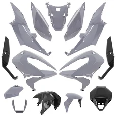 CARROSSERIE/CARENAGE MAXISCOOTER ADAPTABLE HONDA 750 X-ADV 2021>2024 GRIS NARDO (KIT 15 PIECES) -P2R