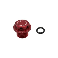 BOUCHON D'HUILE 50 A BOITE KRM PRO RIDE POUR MINARELLI 50 AM6/BETA 50 RR/RIEJU 50 MRT/SHERCO 50 SM-R, SE-R ALU CNC ROUGE