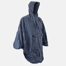 PONCHO / CAPE ANTI PLUIE ADULTE P2R L/XL BLEU MARINE WATERPROOF AVEC CAPUCHE - TAILLE 1.60 à 1.78m