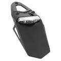 SUPPORT DE PLAQUE IMMATRICULATION AVEC FEU 50 A BOITE/MOTO AVEC FEU TRANSPARENT A LEDS (HOMOLOGUE CE)  -REPLAY-