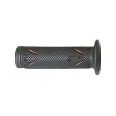 REVETEMENT POIGNEE PROGRIP MOTO ON ROAD 718 DOUBLE DENSITE NOIR/ORANGE OPEN END 122mm (PAIRE)