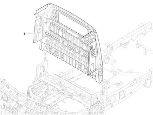 Châssis/caisse arrière