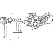 Ensemble cylindre-piston-axe de piston