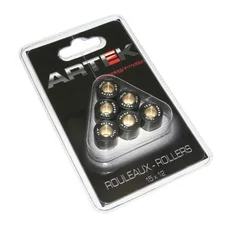 VARIATOR ROLLERS FOR SCOOT ARTEK K1  15x12  7,5g  (x6)  FOR  MBK 50 BOOSTER, NITRO, OVETTO, STUNT/YAMAHA 50 BWS, AEROX, NEOS