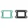 INTAKE GASKET FOR MINARELLI 50 AM6/APRILIA 50 RS, RX/BETA 50 RR/MBK 50 X-LIMIT, X-POWER/RIEJU 50, SMX, RS1/YAMAHA 50 DTR, TZR (1 GASKET FOR MANIFOLD+1 GASKET FOR VALVE) -SELECTION P2R-