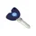 EBAUCHE DE CLE TRANSPONDEUR ORIGINE PIAGGIO 125 LIBERTY IGET 2020> -1B008498-