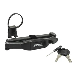 ANTITHEFT FOR BICYCLE - CROPS -  FOLDING "KNIFE TYPE" BLACK L.80mm-COMPATIBLE WITH AUDIBLE ALARM 159964