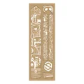 AUTOCOLLANT/STICKER DE PROTECTION CADRE VELO SKUAD MODELE COMICS BLANC (3M)