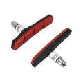 PORTE PATIN FREIN POUR VAE/E-BIKE V-BRAKE A VIS DEPORTE MARWI 80mm NOIR/ROUGE KEVLAR (PAIRE SUR CARTE)