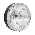 PHARE/PROJECTEUR CYCLO ADAPTABLE PEUGEOT/MBK ROND DIAM 140mm NOIR (BA20d)  -SELECTION P2R-