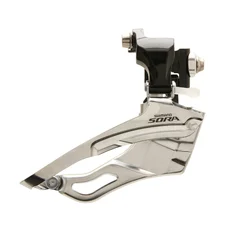 DERAILLEUR-FRONT-FOR ROAD BIKE- SHIMANO  9 SPEED. SORA 3000 TRIPLE BRAZE ON-