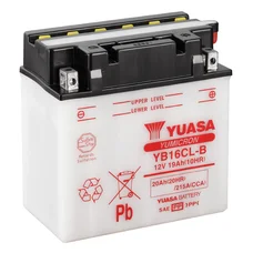 BATTERY 12V 19 Ah YB16CL-B YUASA YUMICRON WITH MAINTENANCE (Lg175xWd100xH175)